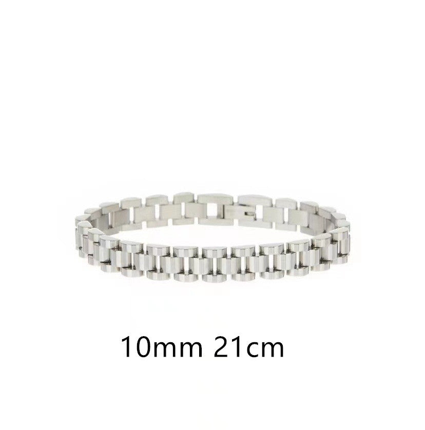 Titanium steel bracelet for men - Nyaabs