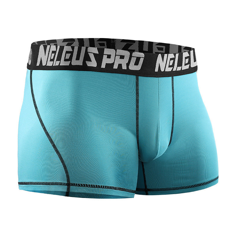 Anti-wear Leg Sports Men Running Underwear - Nyaabs