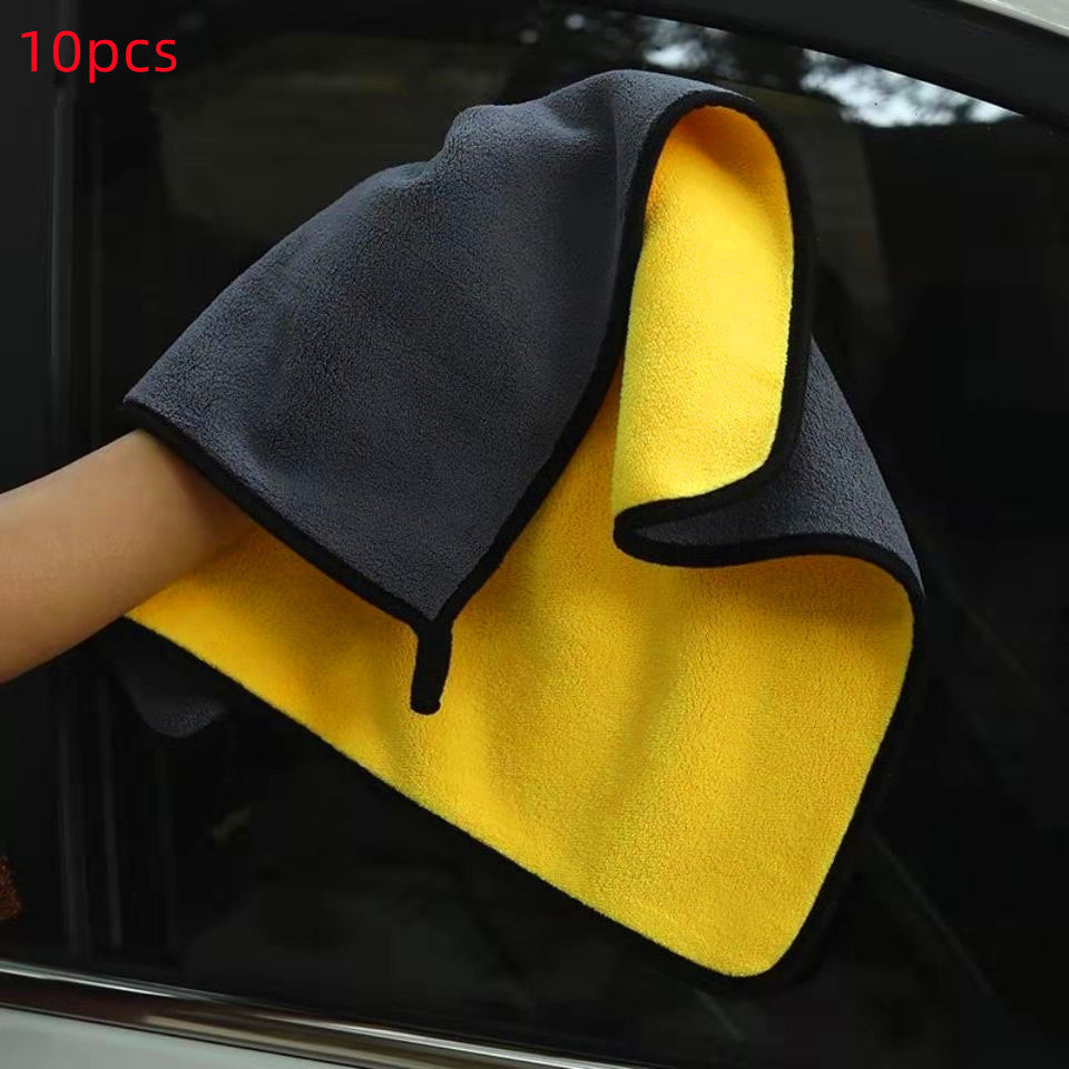 Two-color Couble-sided Car Dual-use Cleaning Car Wash Towel - Nyaabs