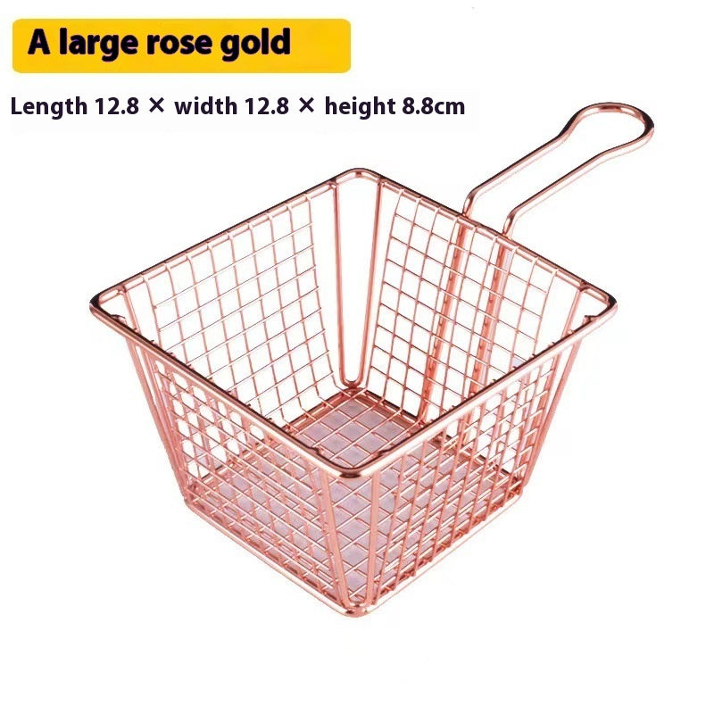 304 Stainless Steel Chips Basket Mini Frying Basket - Nyaabs