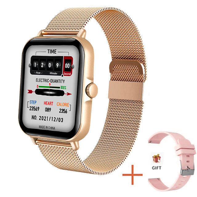 L21 Bluetooth Call Smart Watch Color Screen Voice Assistant - Nyaabs