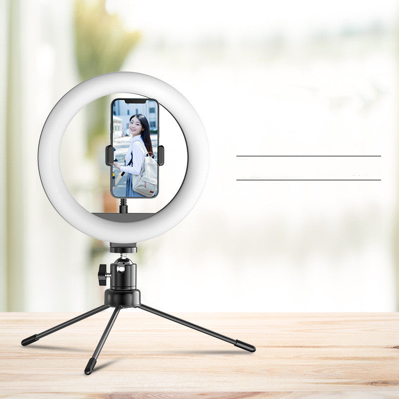 Compatible with Apple, 10 Inch Beauty Lamp Mobile Phone Stand Tripod - Nyaabs