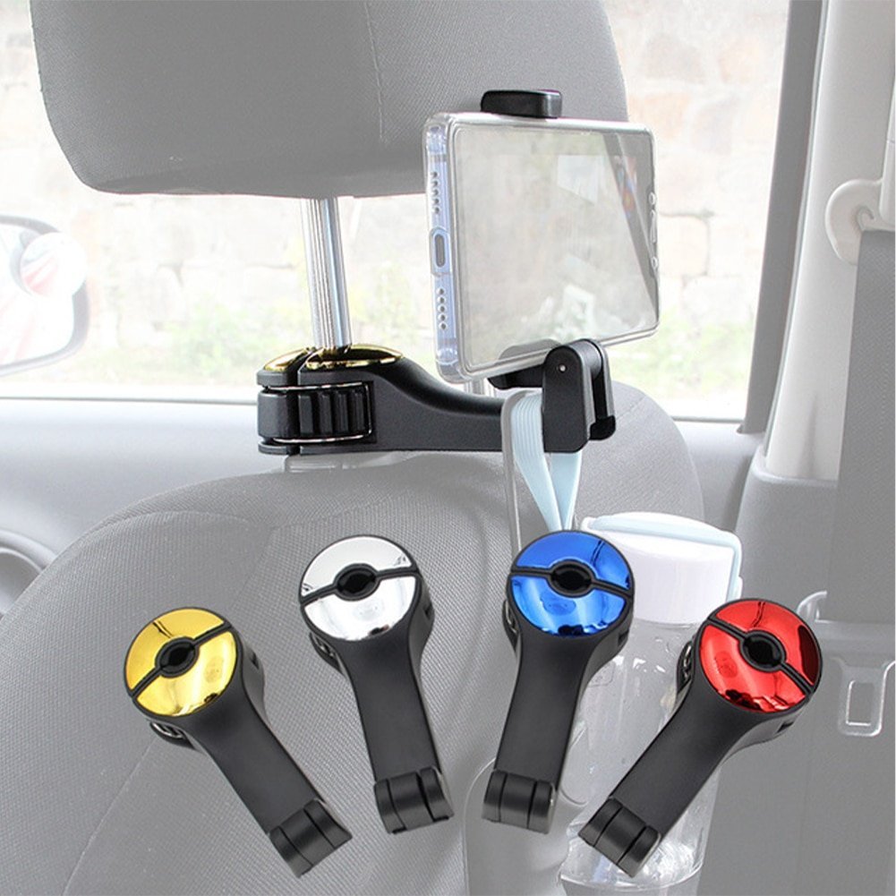 Car Headrest Hook Phone Car Holder Car Hanger For A4 B6 Seat Back Hanger Storage Hook Phone Holder Auto Fastener Clip - Nyaabs