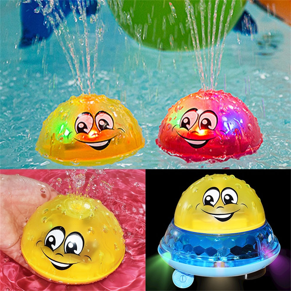 Spray Water Light Rotate With Shower Pool Kids Toys For Children Toddler Swimming Party - Nyaabs