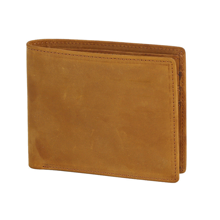 New Men's Cow Leather Wallet Short - Nyaabs