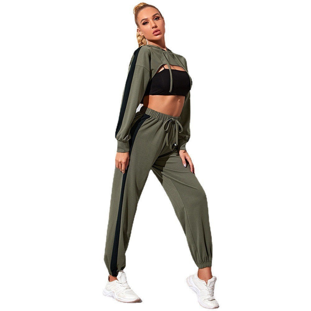 Fashion Loose Casual Sports Fitness Yoga Wear Suit - Nyaabs