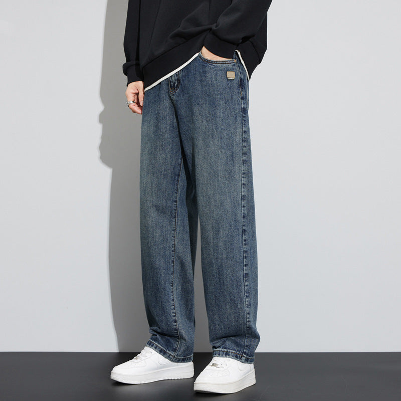 Men's Wide-leg High Street Loose Straight Casual Pants - Nyaabs