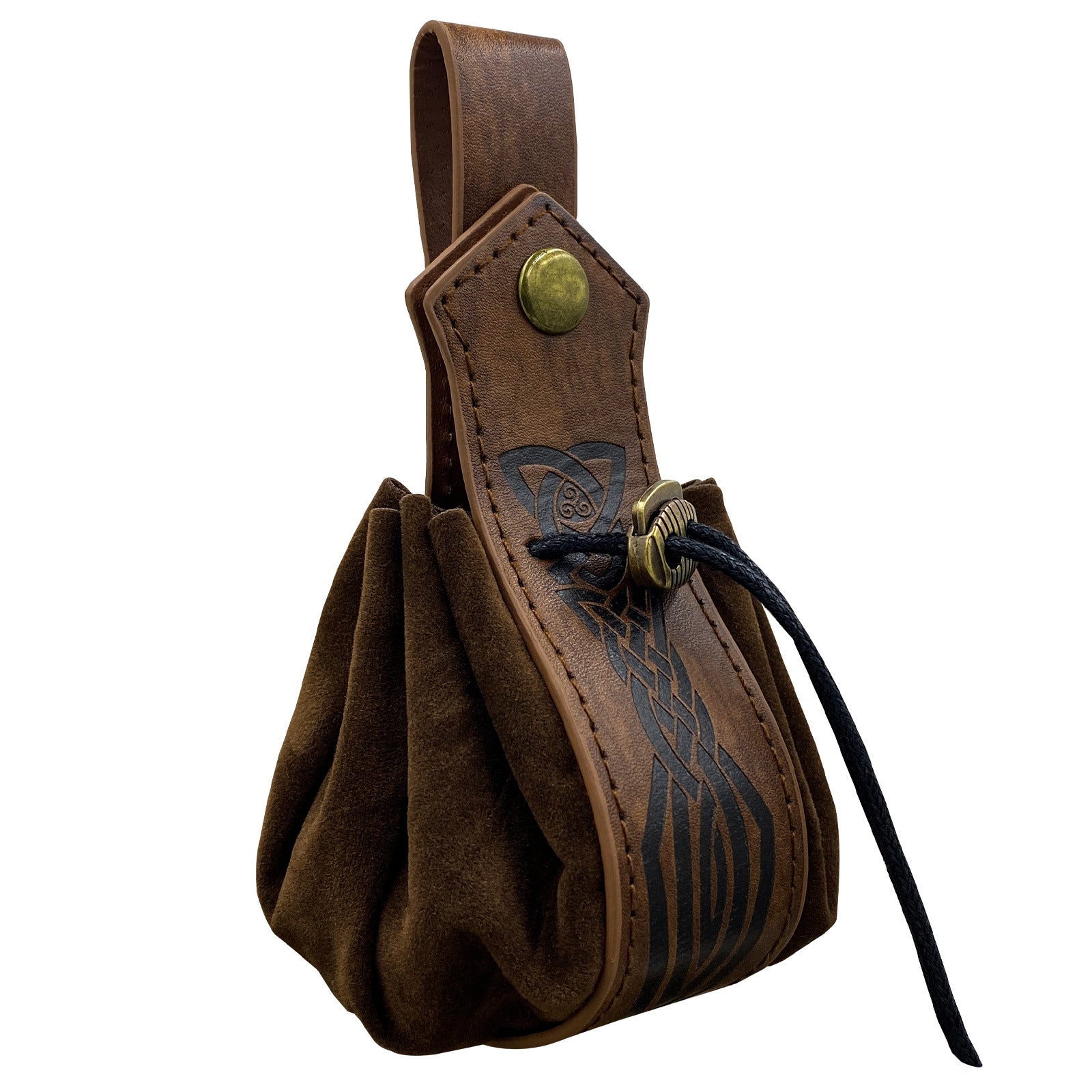 Viking Style Medieval Bag Sling Coin Purse - Nyaabs