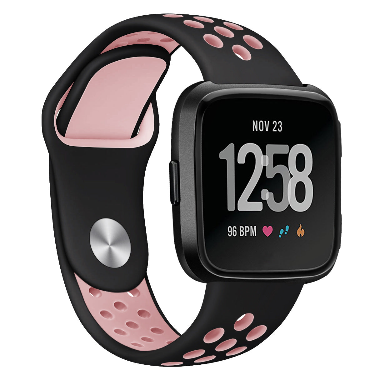 Sports Silicone TPU Breathable Two-color Watchband - Nyaabs