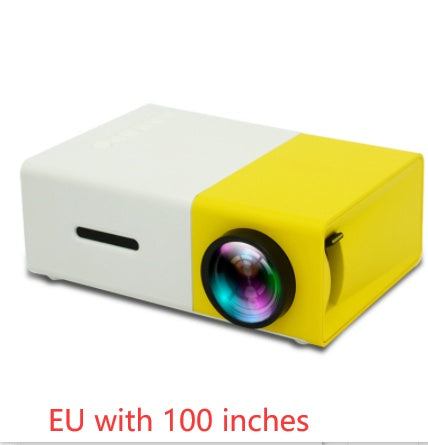 Portable Projector 3D Hd Led Home Theater Cinema HDMI-compatible Usb Audio Projector Yg300 Mini Projector - Nyaabs