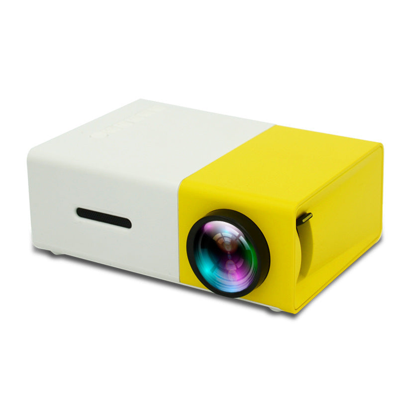 Portable Projector 3D Hd Led Home Theater Cinema HDMI-compatible Usb Audio Projector Yg300 Mini Projector - Nyaabs