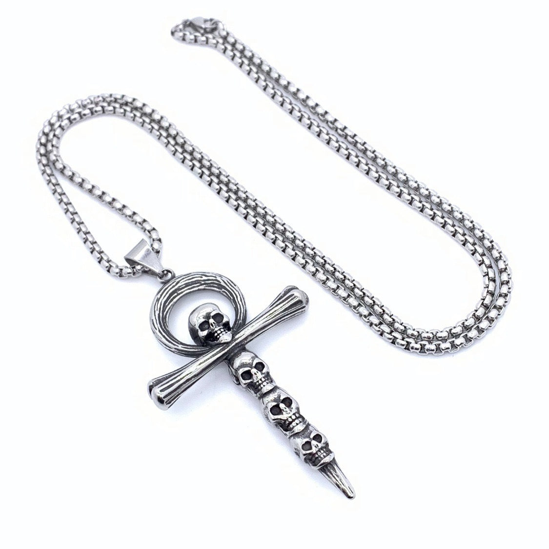 Cross Skull Pendants For Men And Women - Nyaabs