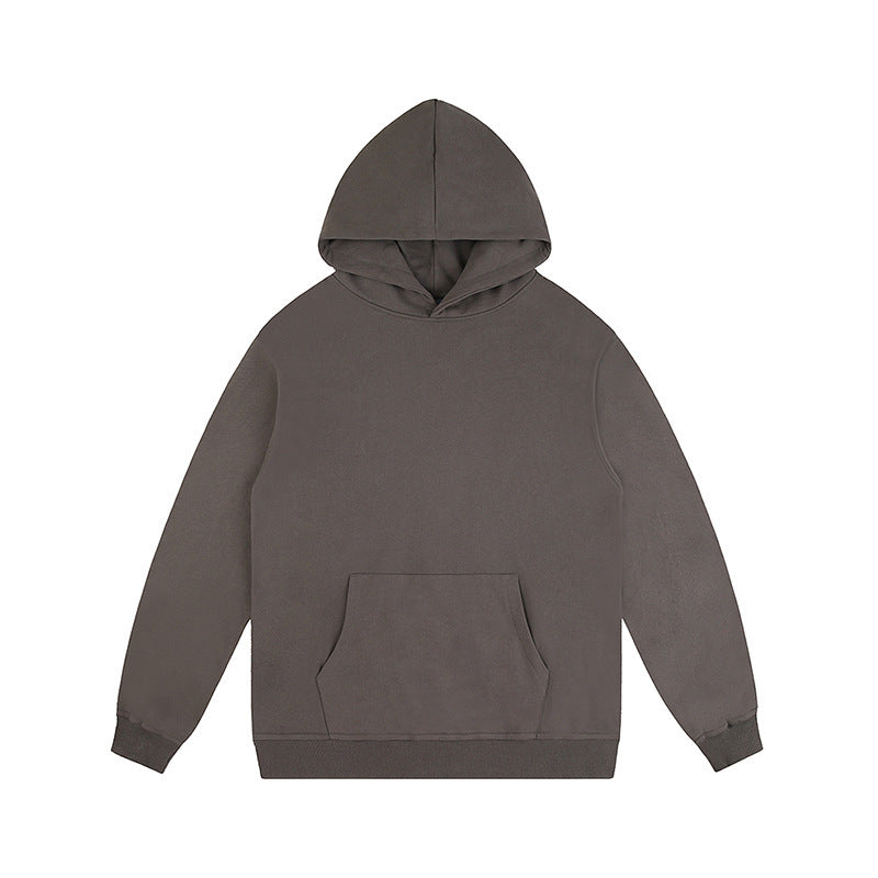 Terry Fashion Brand Street Solid Color Loose Hooded Men's Sweater - Nyaabs