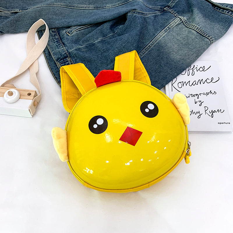 Children's Backpack Kindergarten Boys And Girls Baby Hard Shell Cute Cartoon Animals - Nyaabs