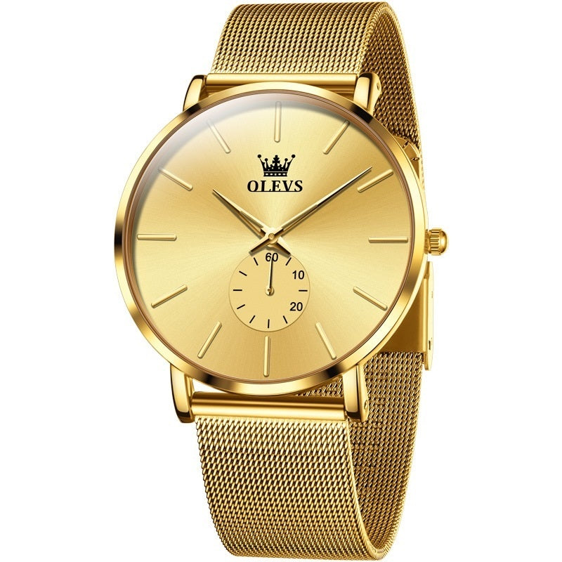 Fashion Siamese Buckle Thin Simple Quartz Watch - Nyaabs