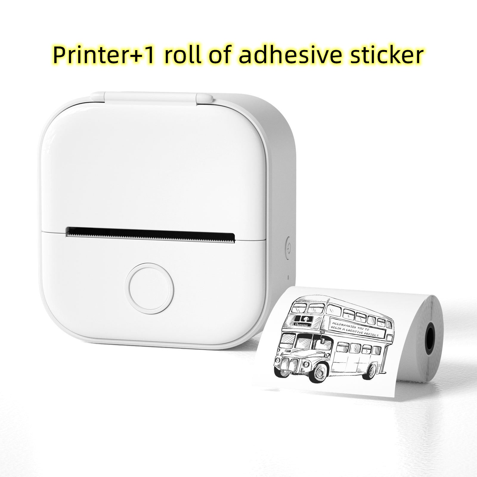 Portable Mini Thermal Label Printer Home Photo Printer Student Wrong Question Printer Bluetooth Mini Label Printer Price Tag nyaabs.com