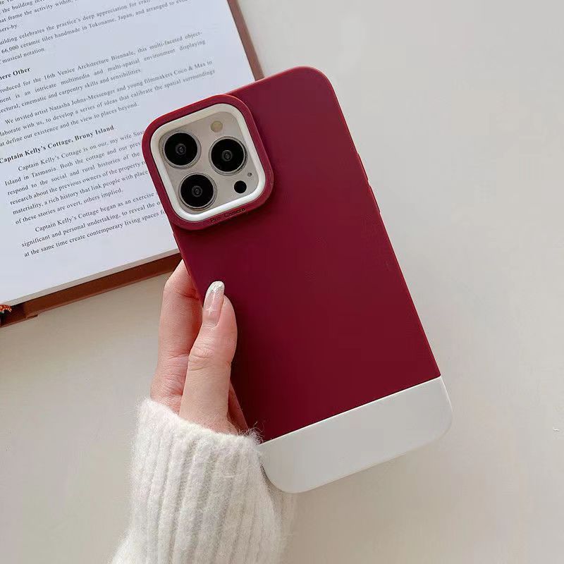 Simple Color Contrast Men's And Women's Phone Cases - Nyaabs