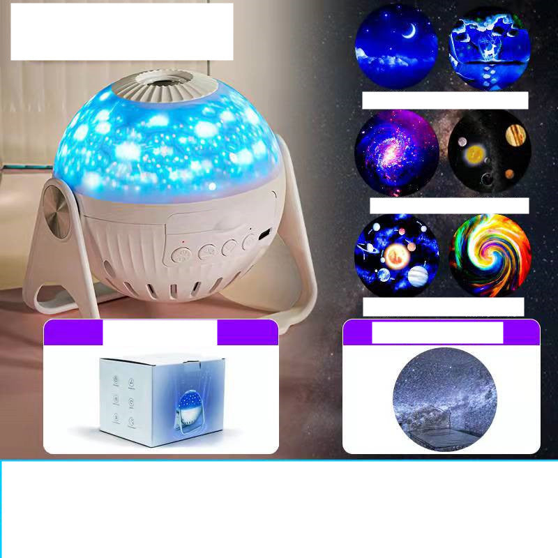 Galaxy Projector Starry Sky Projection Bedroom Bedside Decoration Night Light - Nyaabs