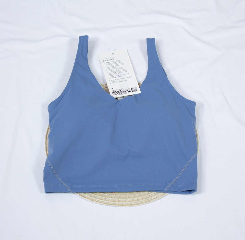 Ladies U Shape Sports Vest Yoga Wear - Nyaabs