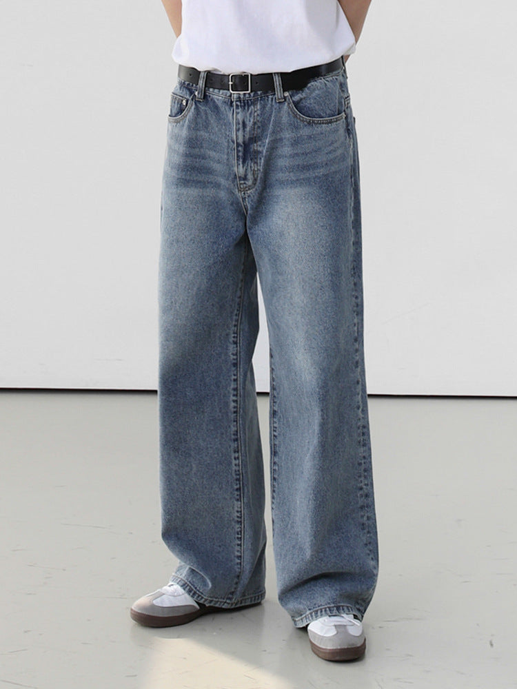 Fashion Personality Retro Washed Jeans Men - Nyaabs