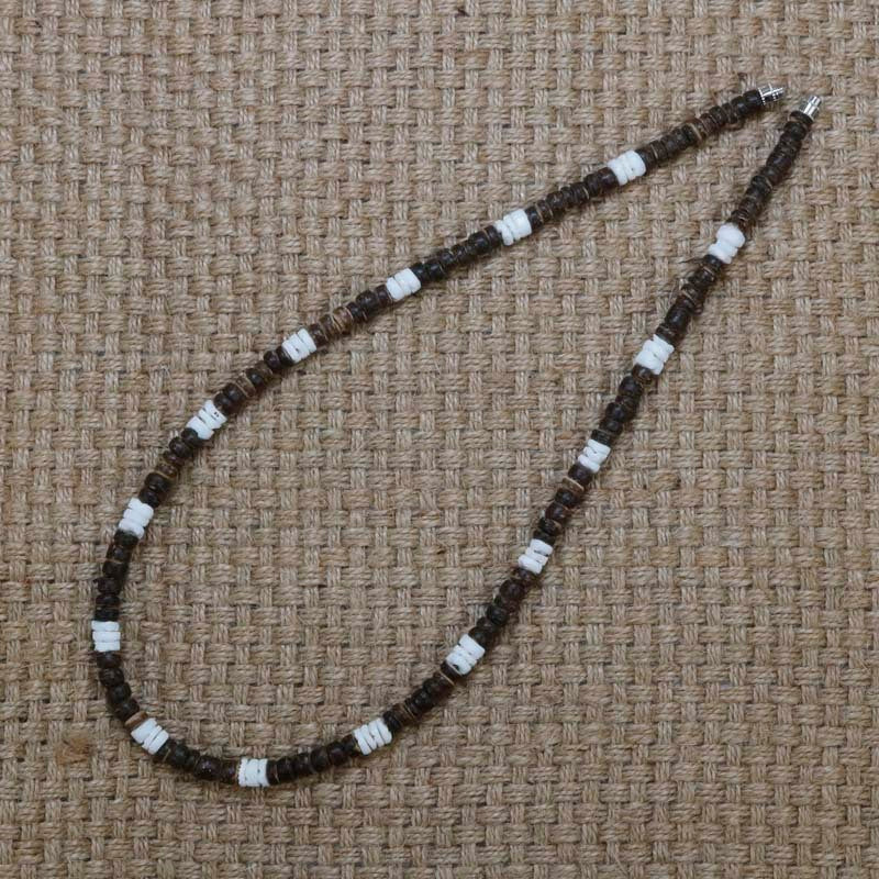 Men Tribe Ethnic Coconut Shell Necklace Men - Nyaabs