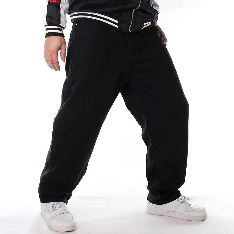 Creative Embroidery Hip Hop Jeans Male - Nyaabs