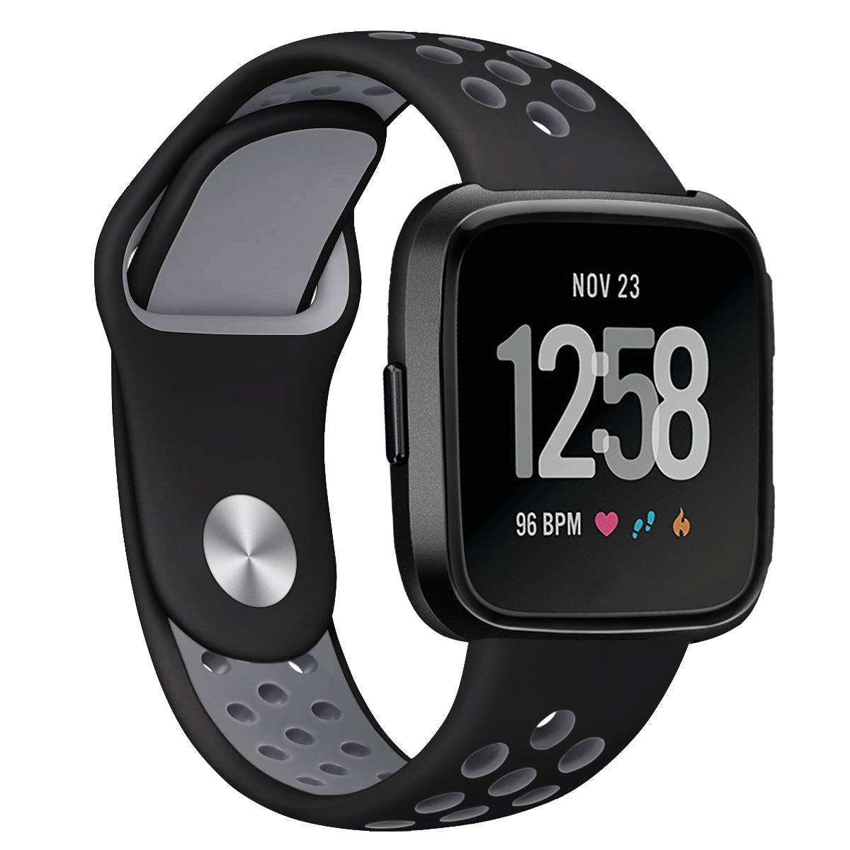 Sports Silicone TPU Breathable Two-color Watchband - Nyaabs