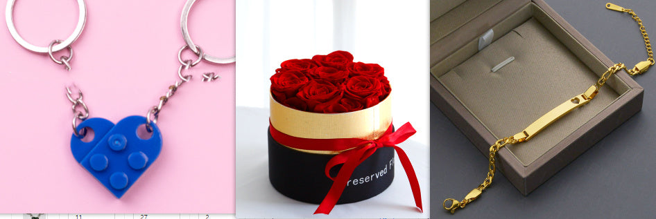 Eternal Roses In Box Preserved Real Rose Flowers With Box Set Valentines Day Gift Romantic Artificial Flowers - Nyaabs