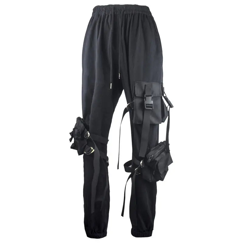 Loose Plus Size Tactical Multi-pocket Trousers - Nyaabs