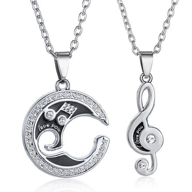 Love Key Combination Men And Women Couple Necklace - Nyaabs