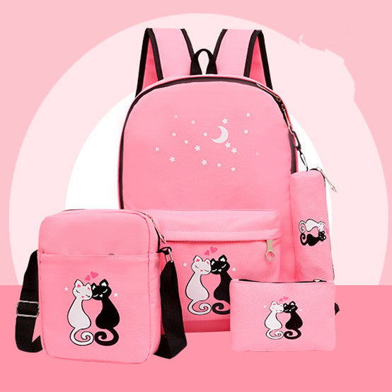 Children's Cartoon Cute Canvas Bag - Nyaabs