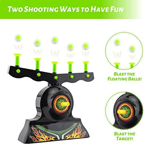 Shooting Targets For Guns Shooting Game Glow In The Dark Floating Ball Target Practice Toys For Kids Boys Hover Shot 1 Blaster Toy Gun 10 Soft Foam Balls 3 Darts Gift,Amazon Platform Banned - Nyaabs