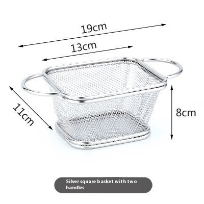 304 Stainless Steel Chips Basket Mini Frying Basket - Nyaabs