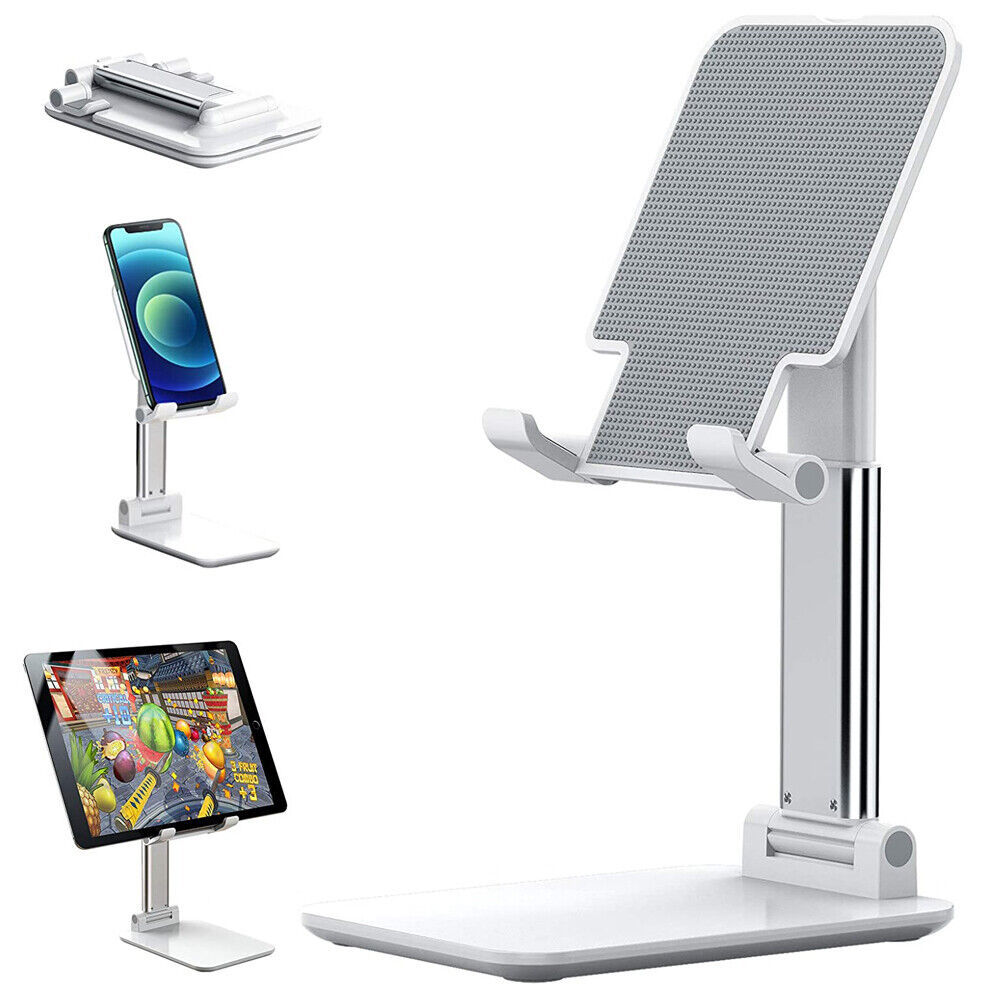 Cell Phone Stand Desktop Holder Tablet Stand Mount Mobile Phone Desktop Tablet Holder Table Cell Foldable Extend Support Desk Mobile Phone Holder Stand - Nyaabs