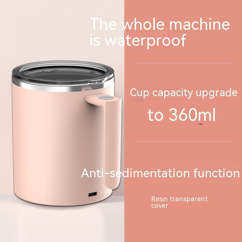 Portable Smart Magnetic Automatic Mixing Coffee Cup Rechargeable Rotating Home Office Travel Stirring Cup - Nyaabs