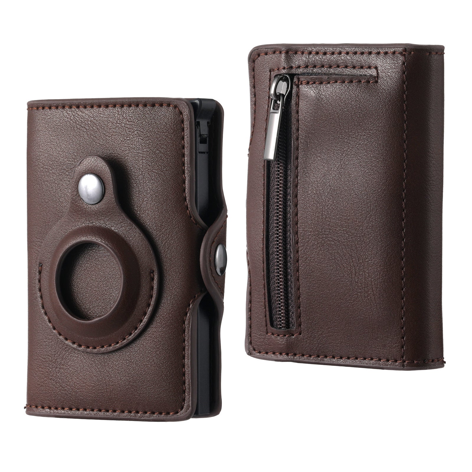 Men's Wallet Tracker Card Clamp Metal Card Holder - Nyaabs