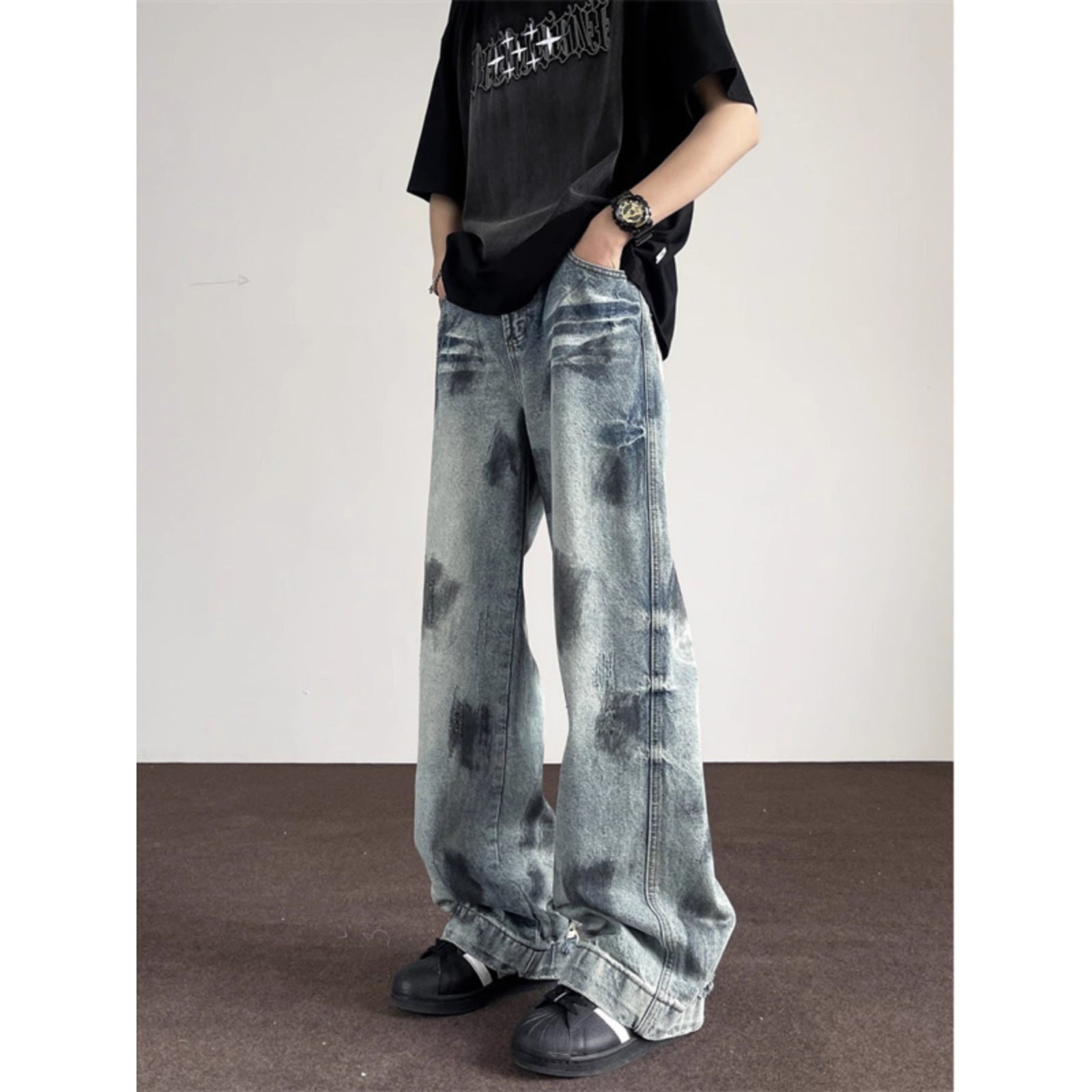 Jeans Men's Spring New American Retro - Nyaabs