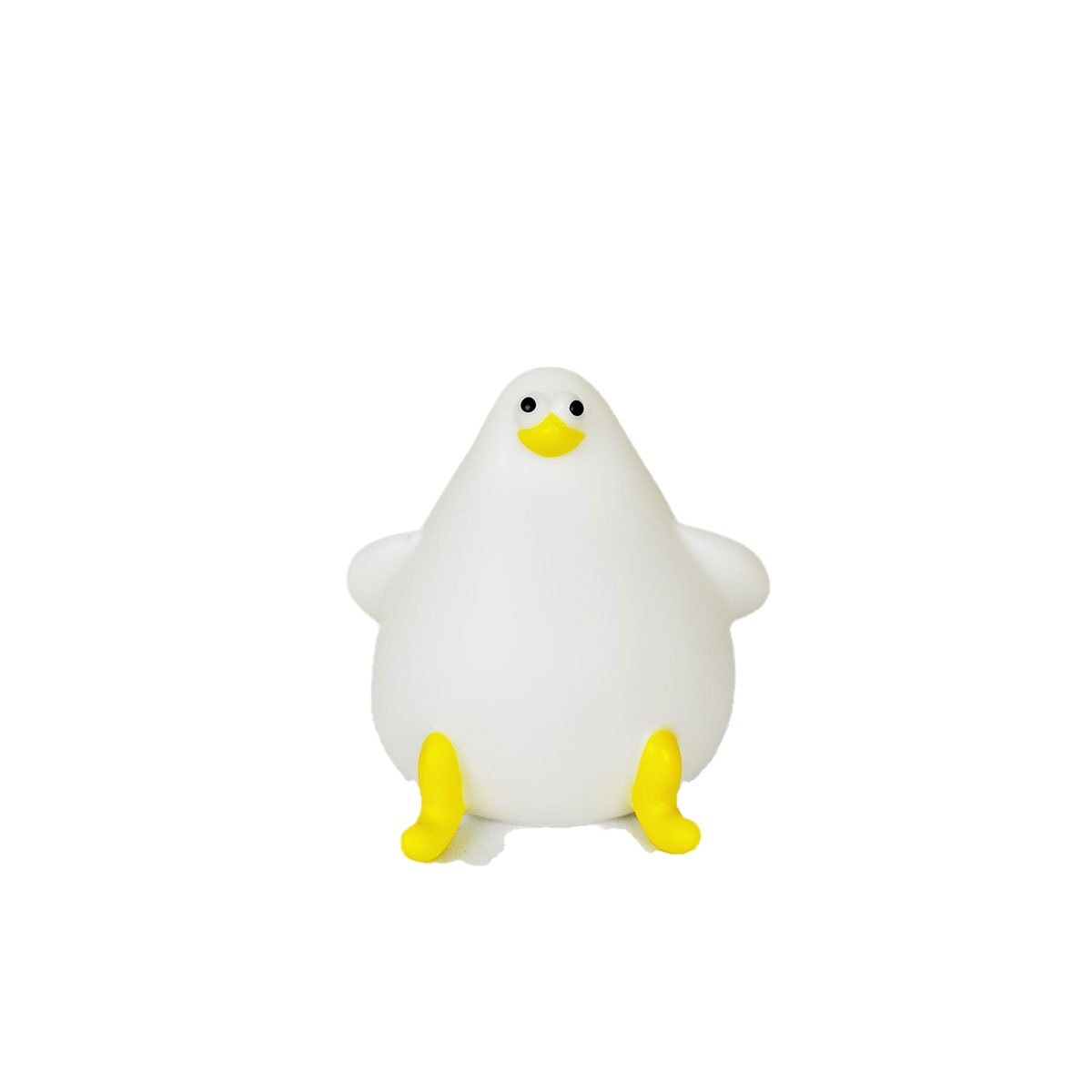 Warm Lovely Cute Cartoon Silicone Sea Gull Night Light With USB Charging Christmas Gifts Kids Grils Room Bedside Sleeping Lamp - Nyaabs