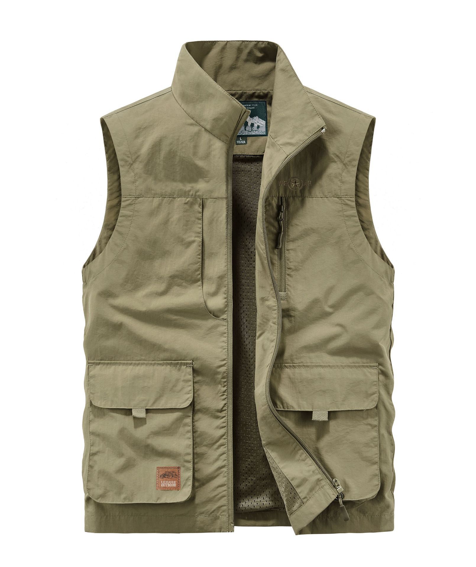 Outdoor Tourism Multi-pocket Work Pants Vest Jacket nyaabs.com