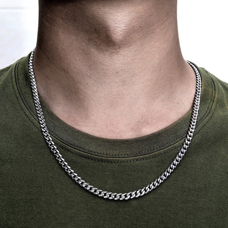 Temperament Fashion Cube Rope Chain Men Necklace - Nyaabs