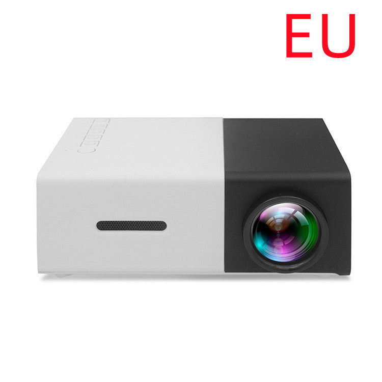 Portable Projector 3D Hd Led Home Theater Cinema HDMI-compatible Usb Audio Projector Yg300 Mini Projector - Nyaabs