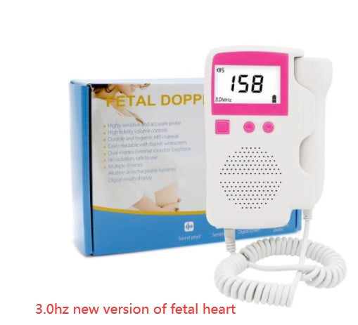 Fetal Heart Rate Monitor Home Pregnancy Baby Fetal Sound Heart Rate Detector - Nyaabs