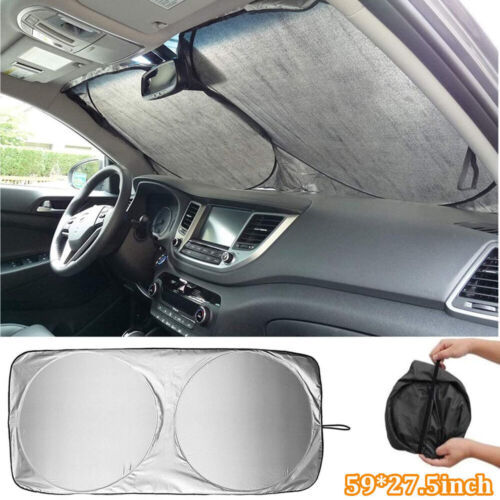 Car Window Sunshade Sun Shade Visor Windshield Cover Auto Car SunShade Anti Snow Ice Windshield Sunshade Car Windshield Sunshade - Nyaabs