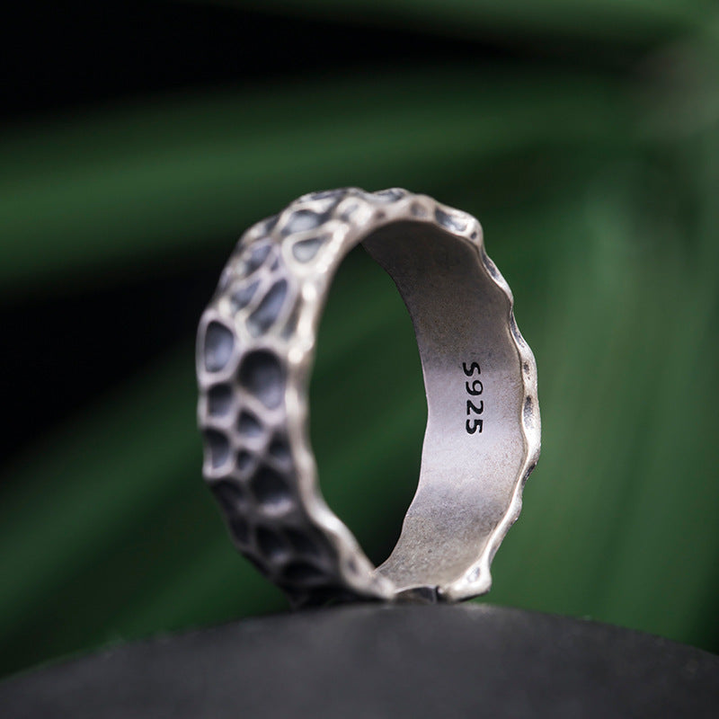 Fashion Personality Crater Ring For Men - Nyaabs