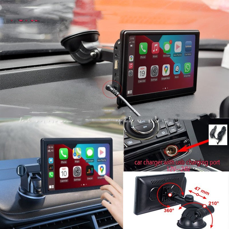 Portable IPS Car Smart Screen Wireless Projection Screen Carplay Android AUTO nyaabs.com