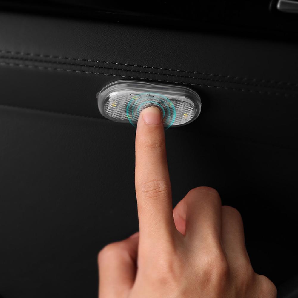 Touch-sensitive Usb Charging Atmosphere Lamp In Car - Nyaabs