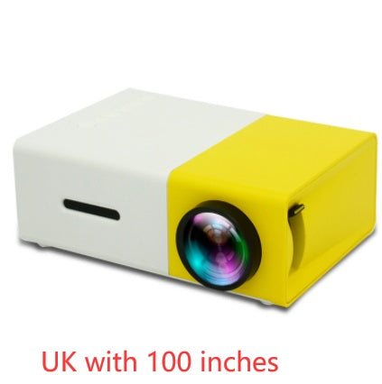 Portable Projector 3D Hd Led Home Theater Cinema HDMI-compatible Usb Audio Projector Yg300 Mini Projector - Nyaabs