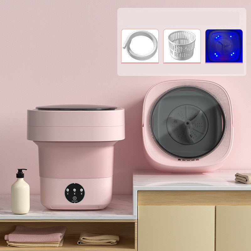 Mini Foldable Washing Machine Portable Mini Socks Underwear Panties Washing Machine Big Capacity 3 Models With Spinning Dry Gadgets nyaabs.com