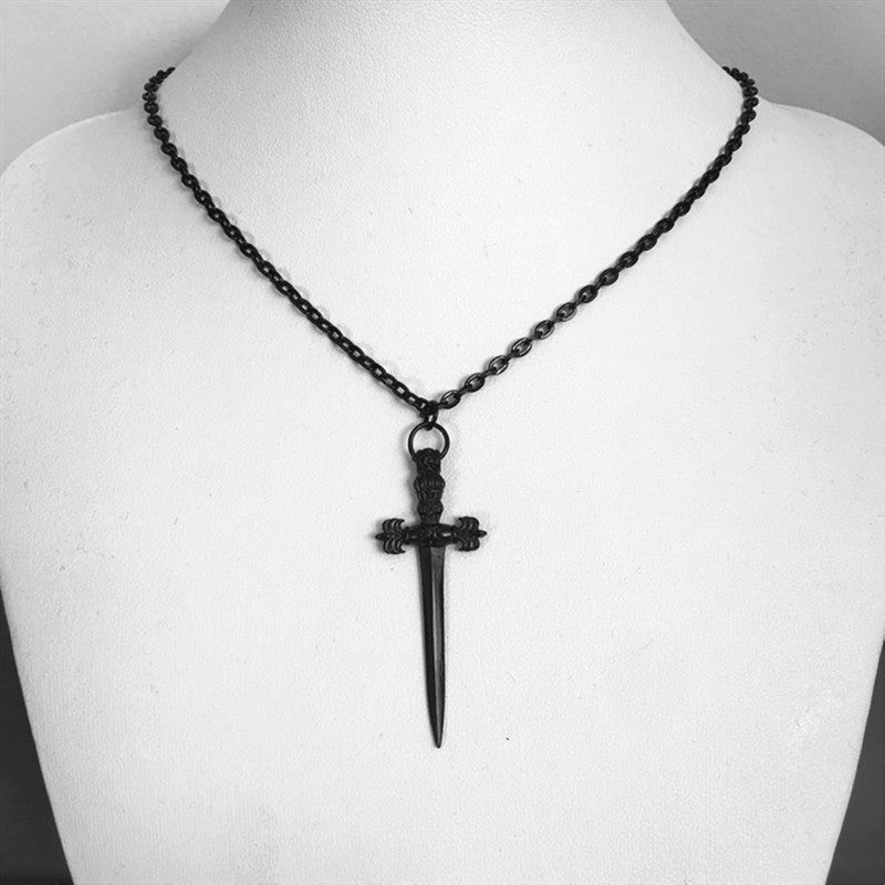 Black Alloy Necklace For Men And Women - Nyaabs