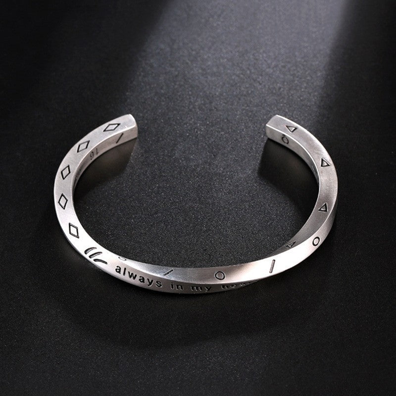 Copper Silver-plated Bracelet For Men - Nyaabs